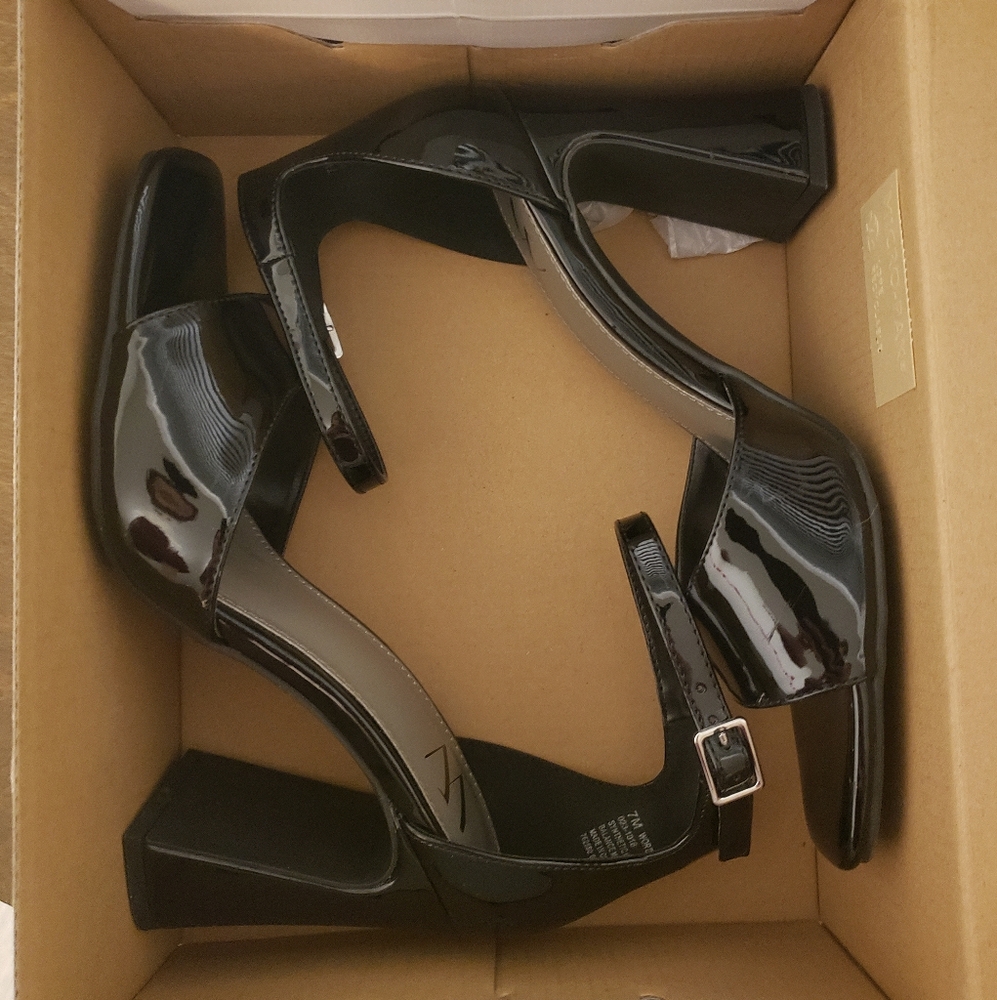 Worthington Black Patent Heels
